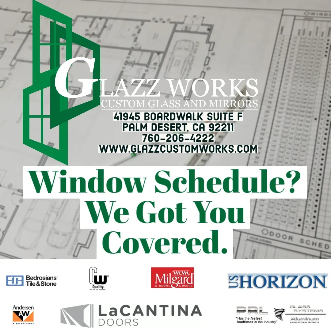 New Construction? Got a Window Schedule?